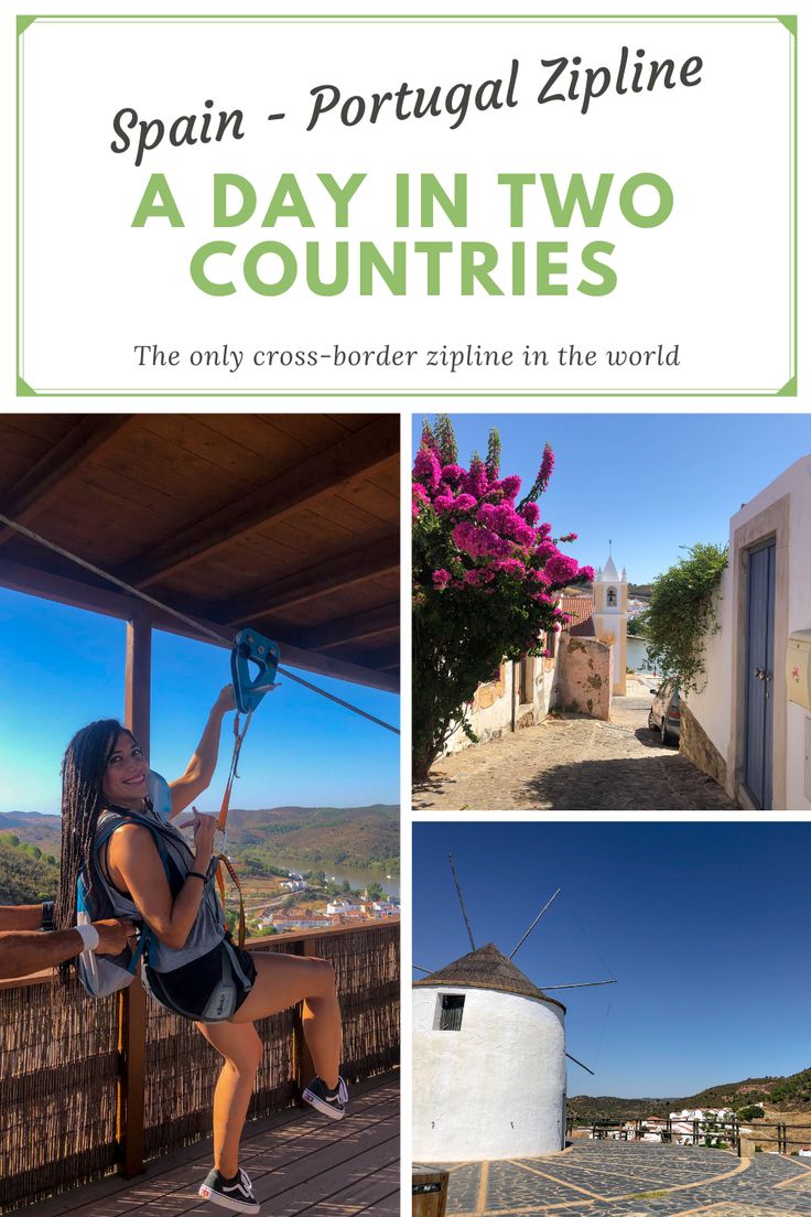 The Zipline that crosses Country Borders (Spain/Portugal)